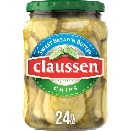 Claussen Sweet Bread 'N Butter Pickle Chips