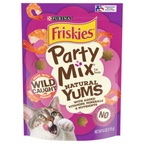 Friskies Friskies Cat Treats, Natural Yums, Party Mix