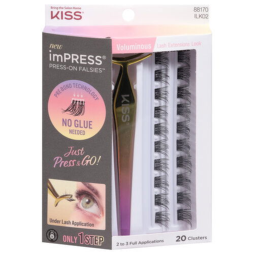 imPress Clusters, Press-On Falsies, Voluminous