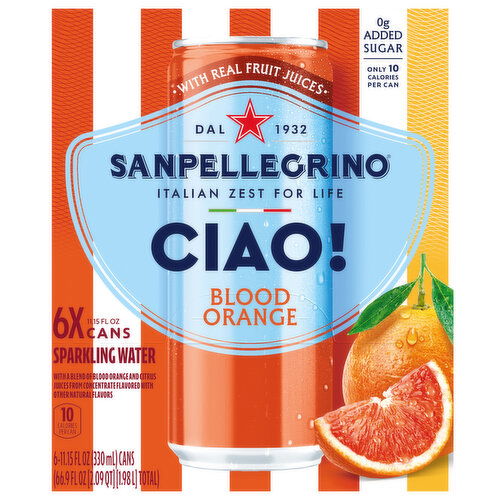 Sanpellegrino Ciao! Blood Orange Sparkling Water