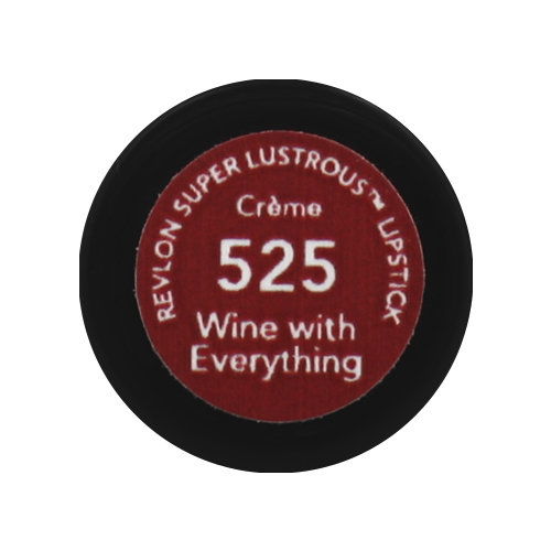 Revlon Super Lustrous Lipstick, Creme, Wine with Everything 525