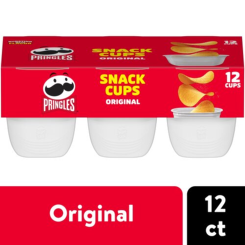 Pringles Snack Stacks Potato Crisps Chips, Original, Snack Cups