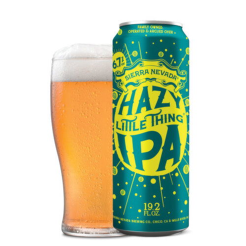 Sierra Nevada Beer, Hazy Little Thing IPA Craft Beer 19.2oz Can