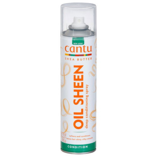 Cantu Oil Sheen Deep Conditioning Spray, Shea Butter