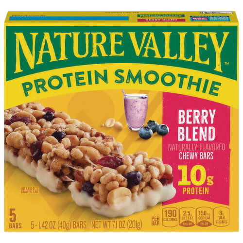 Nature Valley Protein Smoothie Berry Blend Chewy Bars
