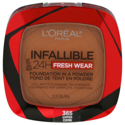 L'Oreal Infallible Foundation, Fresh Wear, Copper 365
