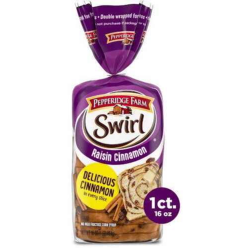 Pepperidge Farm® Swirl Raisin Cinnamon Swirl Bread