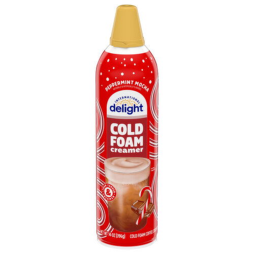 International Delight Coffee Creamer, Peppermint Mocha, Cold Foam