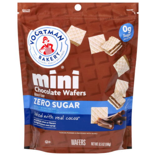 Voortman Bakery Zero Sugar Chocolate Mini Wafers