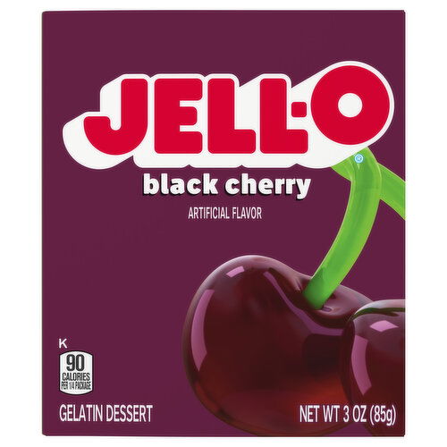 Jell-O Black Cherry Gelatin Dessert Mix