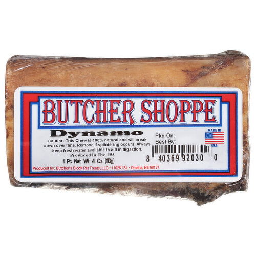 Butcher Shoppe Dog Chew, Dynamo