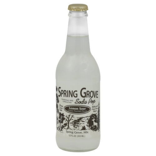 Spring Grove Soda Pop, Lemon Sour