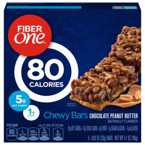 Fiber One Chocolate Peanut Butter Chewy Bars