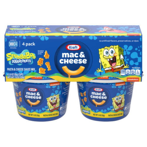 Kraft Spongebob Squarepants Mac & Cheese