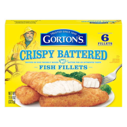 Gorton's Fish Fillets, Crispy Battered