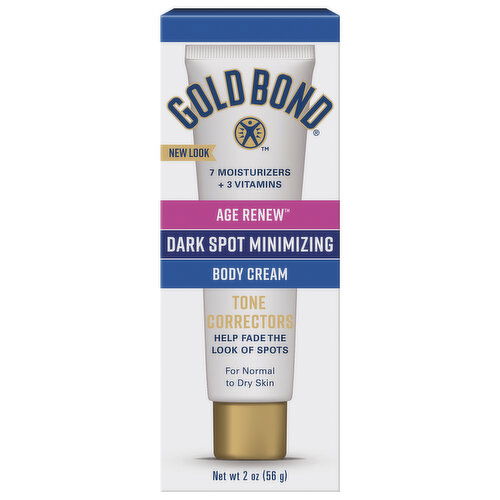 Gold Bond Age Renew Body Cream, Dark Spot Minimizing