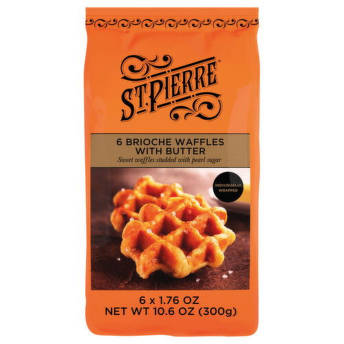 St. Pierre Brioche Waffles