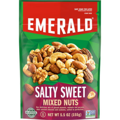 EmeraldĀ® Salty Sweet Mixed Nuts