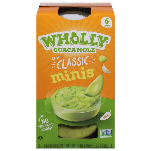 Wholly Guacamole Guacamole, Classic, Mild, Minis