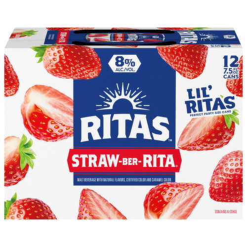 Ritas Malt Beverage, Straw-Ber-Rita