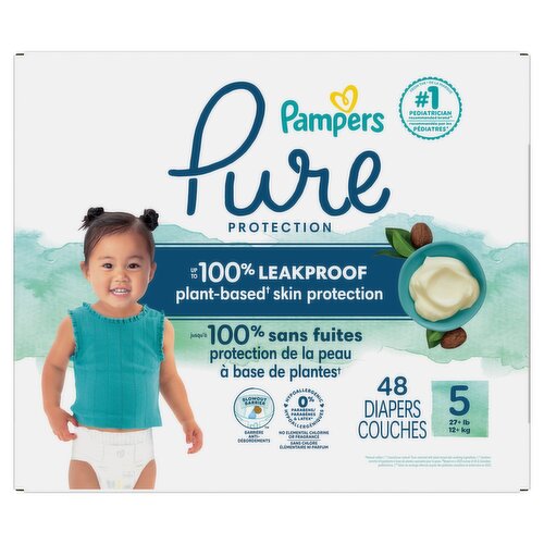 Pampers Pure Protection Pampers Pure Protection Diapers, Size 5, 48 Count