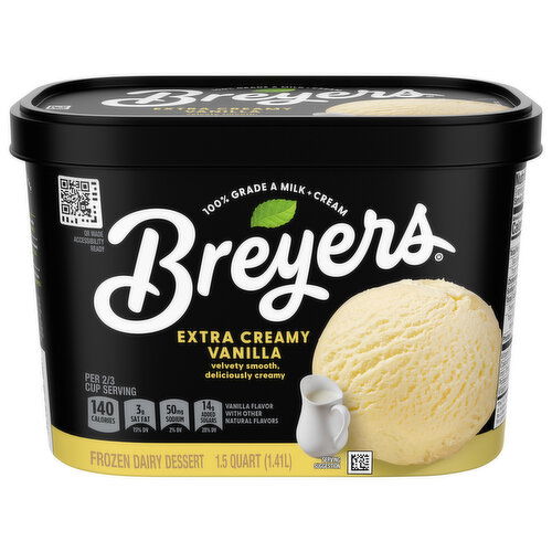 Breyers Extra Creamy Vanilla Frozen Dairy Dessert
