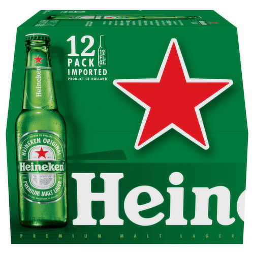 Heineken Beer, Original, 12 Pack