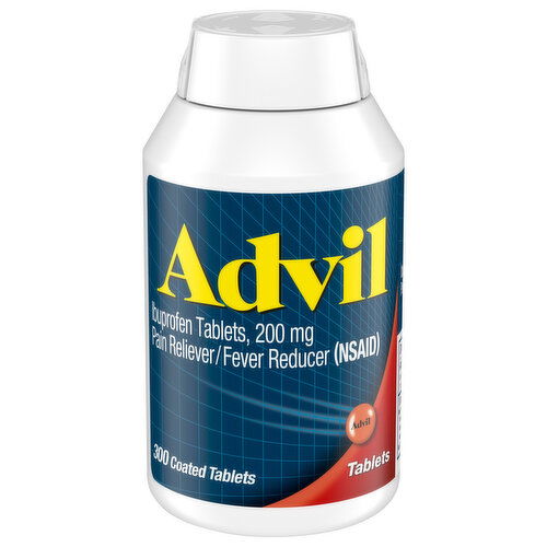 Advil Coated Tablets 200 mg Ibuprofen