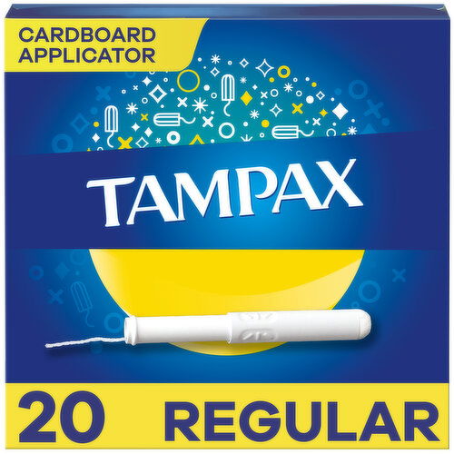 Tampax Cardboard Tampons Regular Absorbency