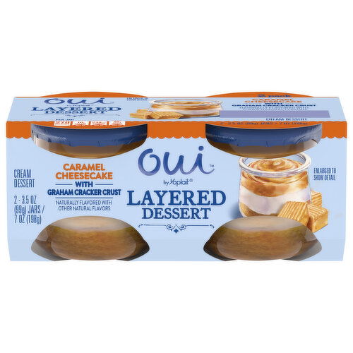 Oui Caramel Cheesecake Layered Dessert