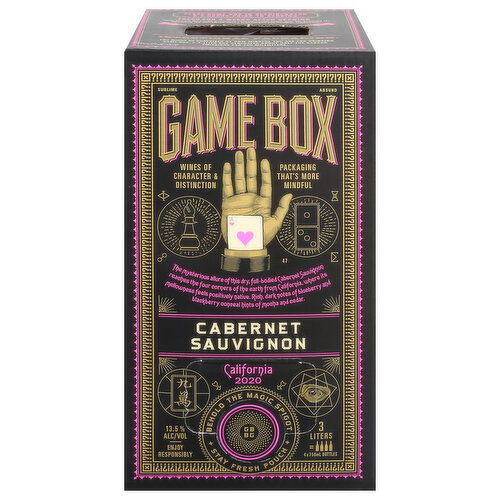 Game Box Cabernet Sauvignon, California