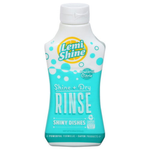 Lemi Shine Shine + Dry Rinse, Shiny Dishes