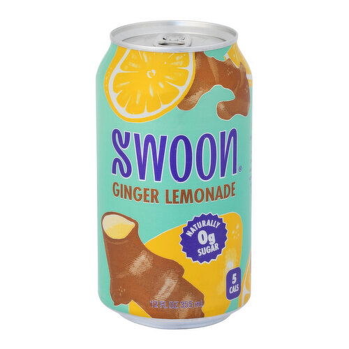 Swoon Brands LLC Zero Sugar Ginger Lemonade