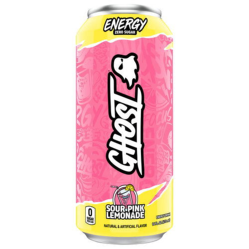 Ghost Zero Sugar Sour Pink Lemonade Energy Drink