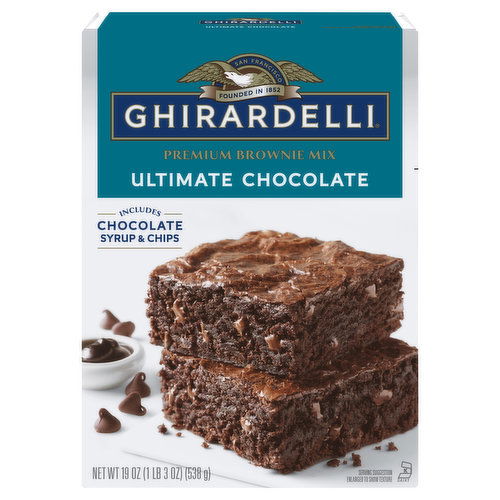 GHIRARDELLI Ultimate Chocolate Premium Brownie Mix