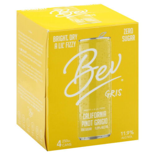 Bev Pinot Grigio, California, Gris