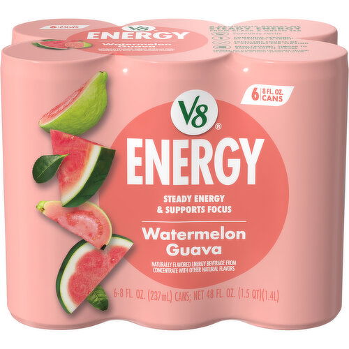 V8® +Energy® Watermelon Guava Juice Energy Drink