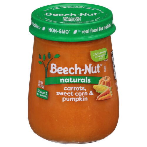 Beech-Nut Naturals Stage 2 (6+ months) Carrots Sweet Corn & Pumpkin