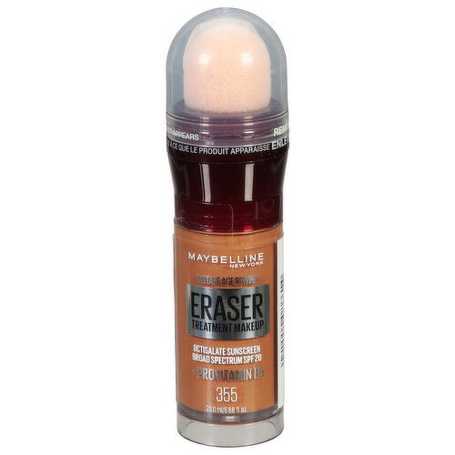 Maybelline Instant Age Rewind Eraser Treatment Makeup, Broad Spectrum SPF 20, 355