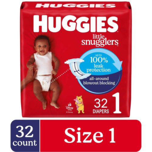 Huggies Little Snugglers 1 (Up to 14 lb) Disney Baby Diapers