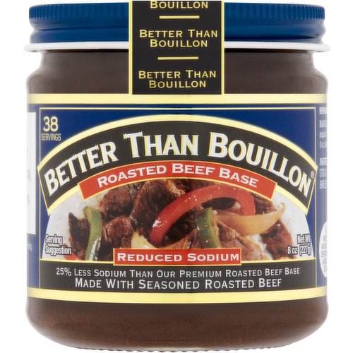 Better Than Bouillon Roasted Beef Base Reduced Sodium