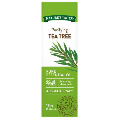 Nature's Truth Essential Oil, Pure, Tea Tree, Aromatherapy