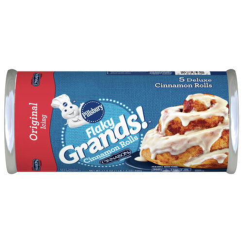 Pillsbury Grands! Cinnamon Rolls, Original Icing, Flaky