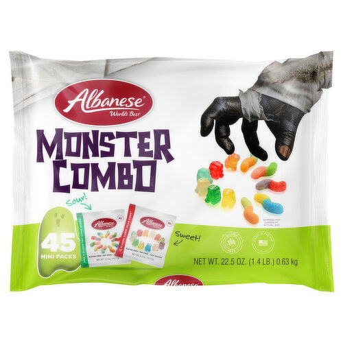 Albanese World's Best Monster Combo Assorted Gummi Bear Cubs