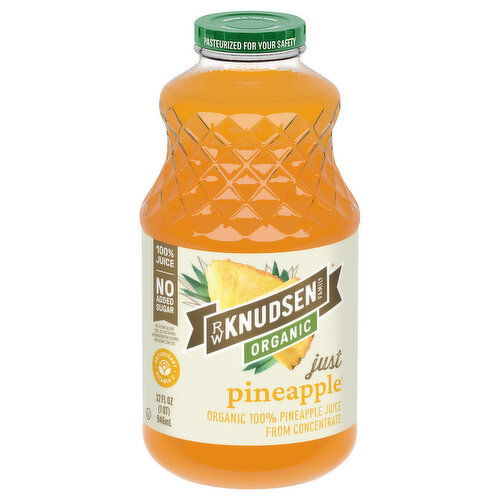 R.W. Knudsen Family Juice, Just Pineapple, Organic