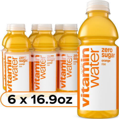 vitaminwater  Sugar Rise Orange Nutrient Enhanced Flavored Water Beverage