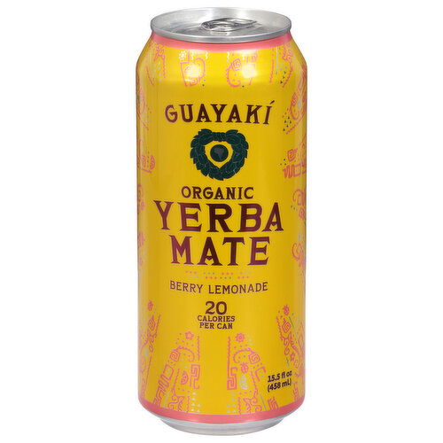 Guayaki Yerba Mate, Organic, Berry Lemonade