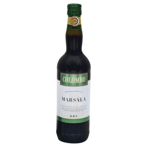 Colombo Wine, Marsala, Fine, Dry