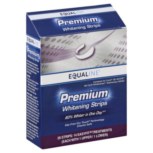 Equaline Whitening Strips, Premium