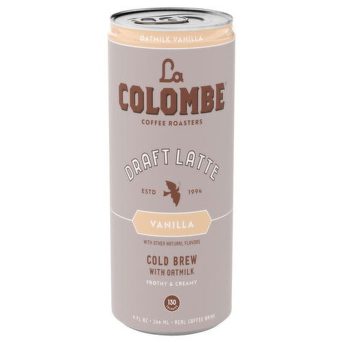 La Colombe Cold Brew, with Oatmilk, Draft Latte, Vanilla